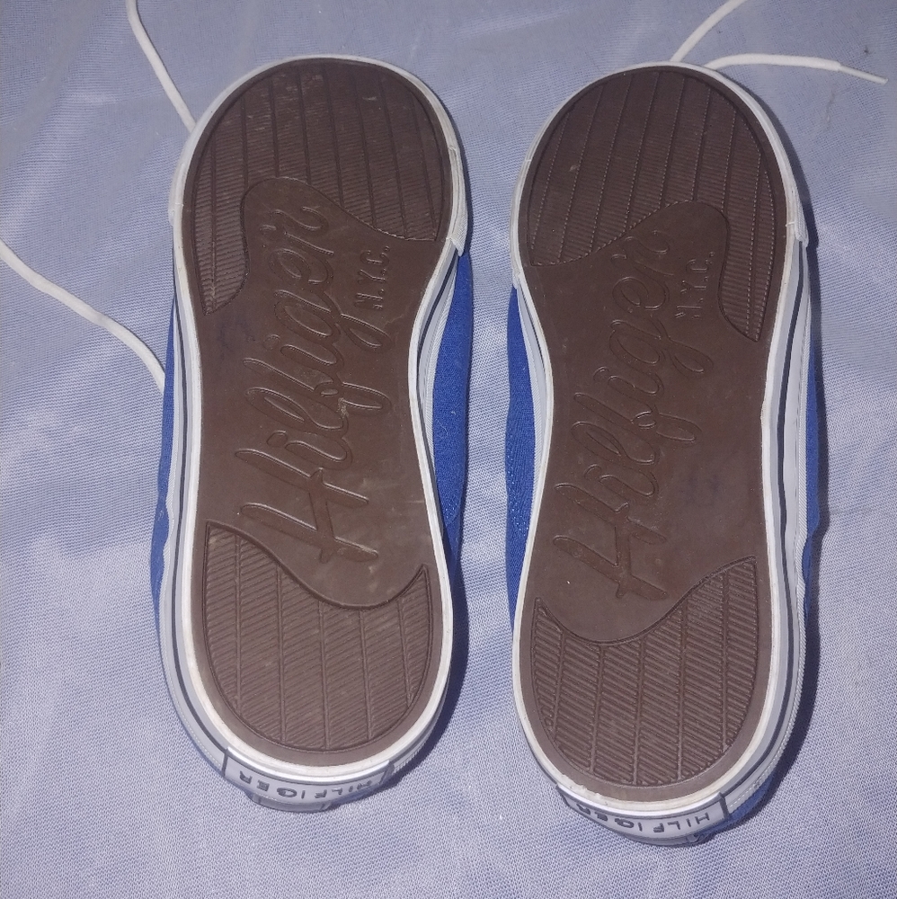 Men's 9m Tommy Hilfiger canvas deck shoes - Picture 3 of 6